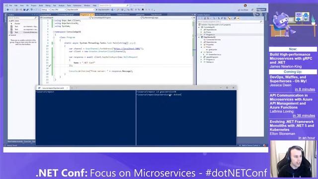 Focus on Microservices Build High performance Microservices with gRPC and NET смотреть онлайн