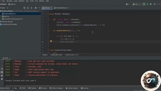how do you check for keyboard events with kivy |keyboard events | kivy python tutorial смотреть онлайн