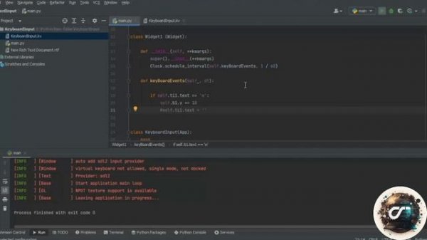 how do you check for keyboard events with kivy |keyboard events | kivy python tutorial