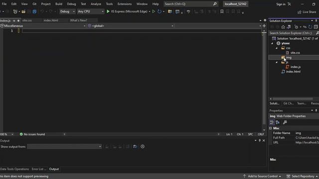 Website in Visual Studio 2022(HTML/CSS ) смотреть онлайн