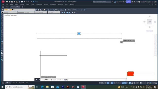 AutoCAD Draw Line with Specific Length | what is Z Enter A Enter | specific line Kaisy lgain смотреть онлайн