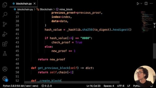 Build a Blockchain with Python & FastAPI