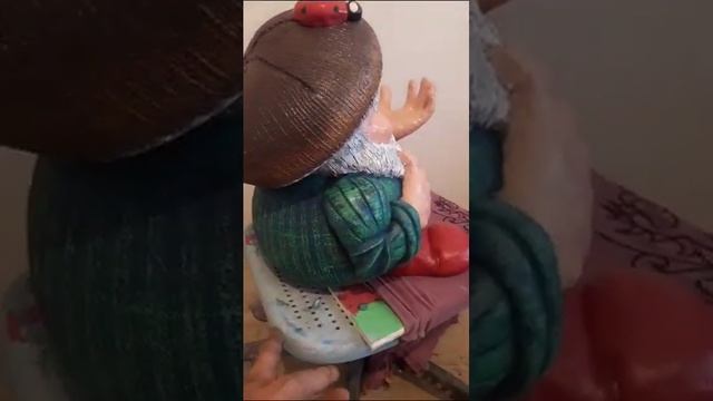 Скульптура "Старичок-боровичёк" из арт бетона смотреть онлайн