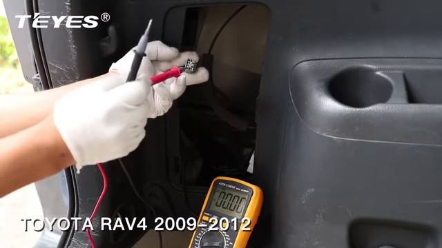 Установка магнитолы TEYES на Toyota RAV4 2009 2012 смотреть онлайн