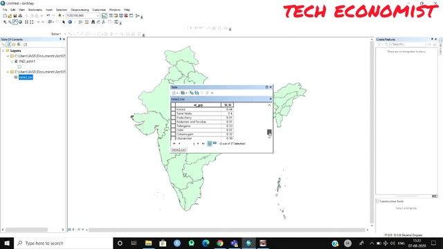 How to join an Excel spreadsheet onto an attribute table in ArcMap | Join excel table to arcgis | смотреть онлайн