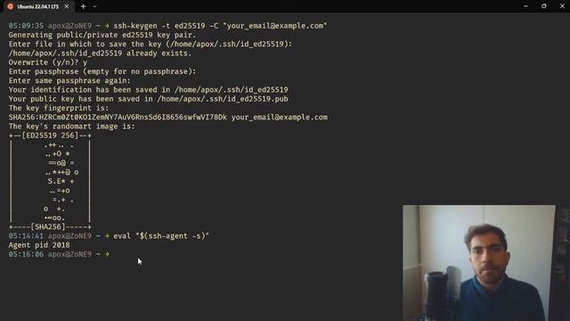 اموزش احراز هویت در گیت | git auth with ssh key смотреть онлайн
