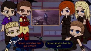 Avengers React to Kratos vs Thor || God of War || Gacha React