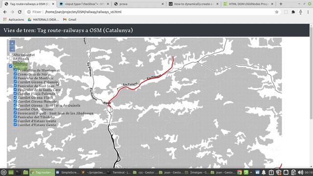Openstreetmap: Catalan railways смотреть онлайн