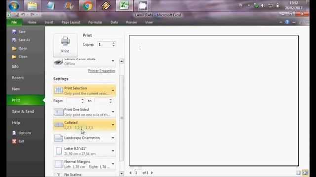 Cara Ngeprint di Microsoft Excel 2010 • Simple News Video смотреть онлайн