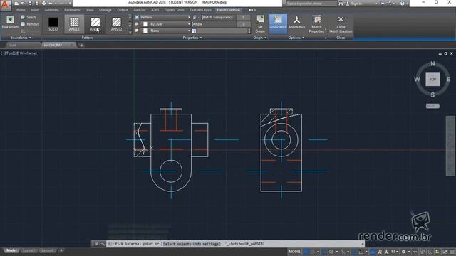 15 - Insertion de hachures | AutoCAD 2018 2D Essentials смотреть онлайн