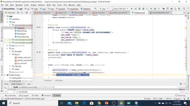 SQLite Database Part 1 Insert смотреть онлайн