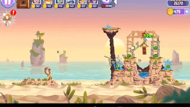 ANGRY BIRDS STELLA BEACH DAY{EPISODE 2} LEVEL 14 THREE STAR WALKTHROUGH смотреть онлайн