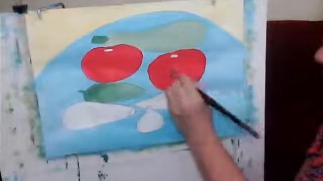 Рисуем щедрые дары лета: натюрморт с овощами смотреть онлайн