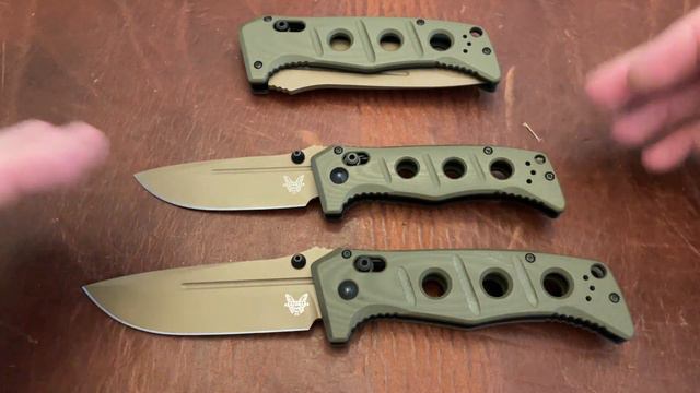 Benchmade Adamas Manual, Automatic, And Mini Adamas Comparison (New And Old Comparison)