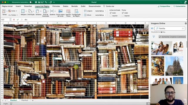 Como Inserir IMAGEM no Excel como Plano de Fundo смотреть онлайн