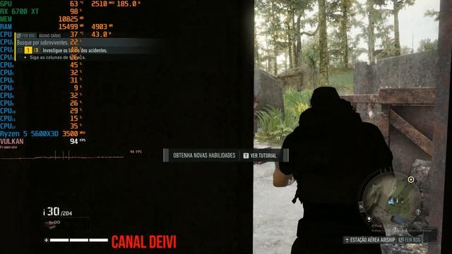 Tom Clancy's Ghost Recon Breakpoint 4K RX 6700 XT + Ryzen 5 5600X3D + 32GB RAM Teste/Gameplay смотреть онлайн