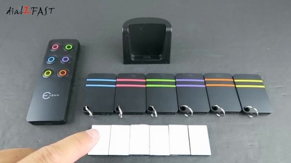 Wireless RF Key Finder with 6 Receivers - Esky