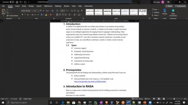 Tutorial 2- FAQ Chatbot Using RASA NLU- Chatbot Introduction