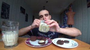 МУКБАНГ/АСМР ПИРОЖНЫЕ - «КАРТОШКА»/ ПЕЧЕНЬЕ OREO/СГУЩЕНКА/ МОЛОКО/ ДЕСЕРТ/EATING/ASMR/Mukbang#254