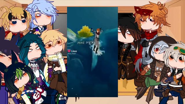 | реакция персонажей геншен импакт на шипы.. | #рекомендации #реакция #геншен #импактgenshin #шипы