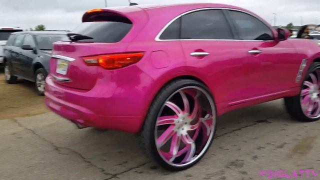 Infinity FX truck on 32s Forgiato смотреть онлайн