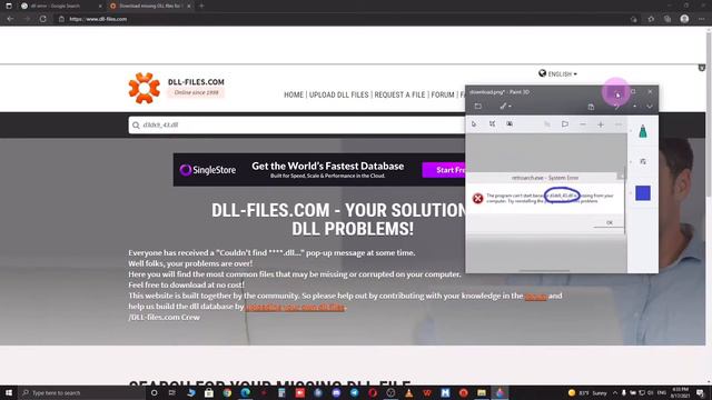 Fix Dll Missing Error! ( Windows 10, 8, 7 ) смотреть онлайн