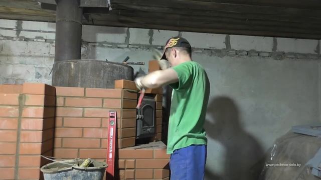 Часть первая. Процесс кладки. *Один день из жизни печника* Печник Пинск. смотреть онлайн