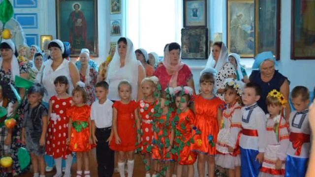 Яблочный Спас в храме иконы Б.Матери "Всех Скорбящих Радости" ст.Ивановской смотреть онлайн