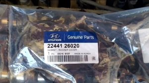 Как заменить прокладку клапанной крышки. Хендай Гетс