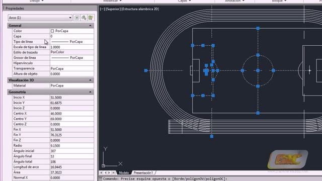 21-b Autocad 2013. La Paleta Propiedades. смотреть онлайн