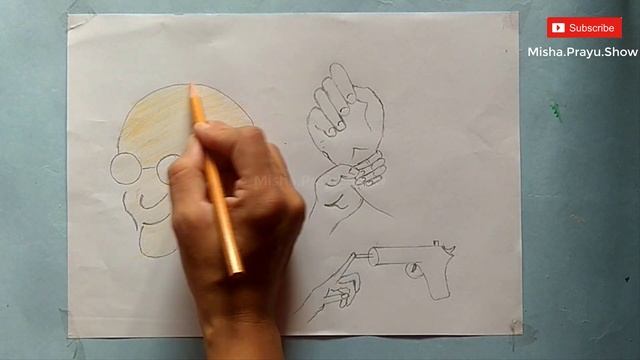 International Day of Non-Violence 2020 | Gandhi Jayanti Poster Easy | 2nd October Drawing Easy смотреть онлайн