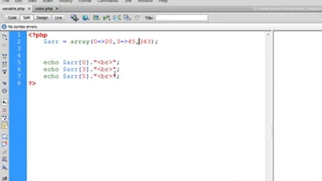 016 Create and Use of Array in PHP part 2 - in Hindi смотреть онлайн