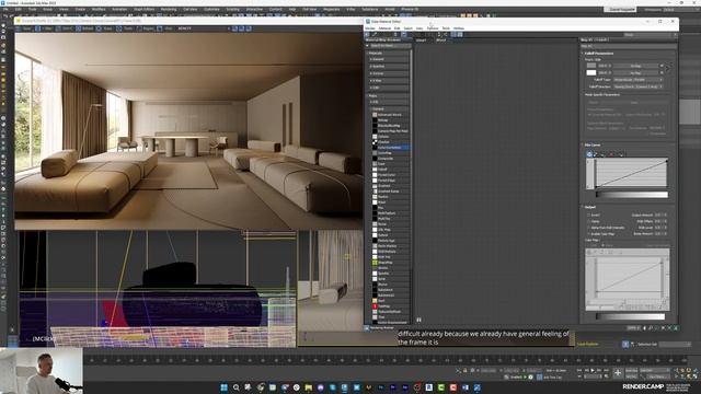 OVERCAST INTERIOR VISUALIZATION | 3Ds Max + Corona Render Tutorial смотреть онлайн