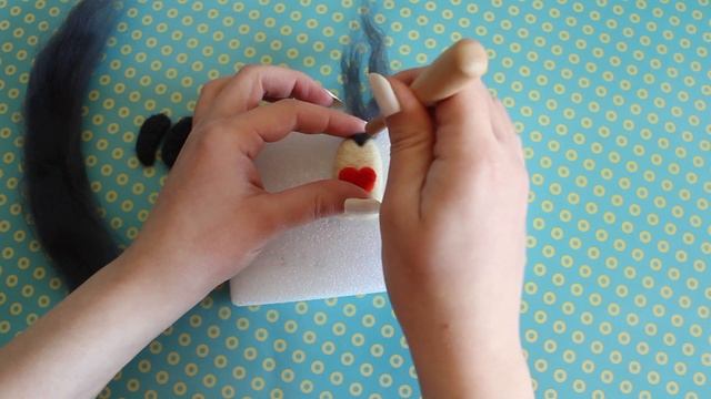 Cute Needle Felting Penguin Step By Step DIY tutorial. смотреть онлайн