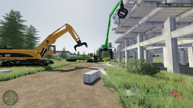 Huge Building Demolition Job - Custom New Truck !! - FS22 смотреть онлайн
