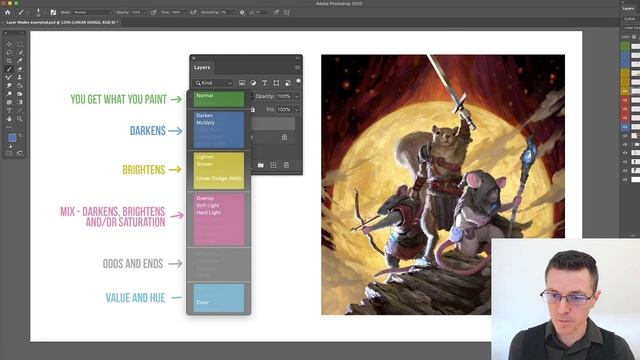 Photoshop's Blending Modes for Digital Painting смотреть онлайн