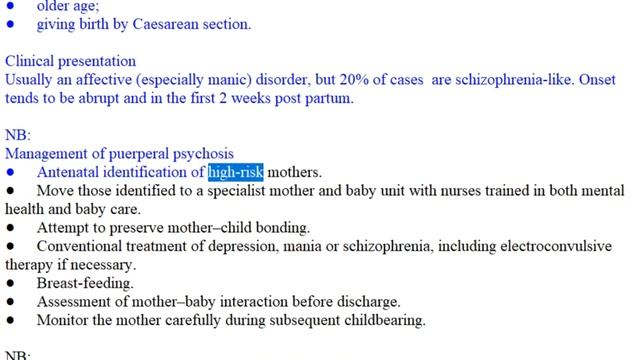 Puerperal disorders смотреть онлайн