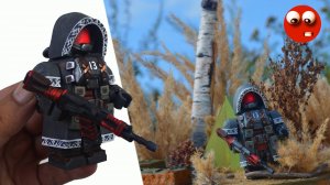 Самодельный Монах-сталкер в стиле ЛЕГО и Славянский зажим