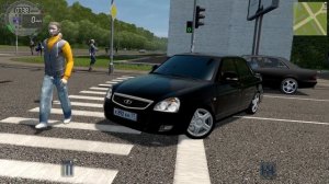 city car driving : хосаню на приоре (на руле)