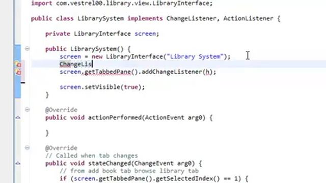 Java: Extended Simple Library System With GUI (Part 18) смотреть онлайн