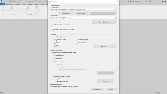 How to Cleanup Revit Model? | Remove Plan, Views or Sheets Quickly in Revit | Revit eTransmit смотреть онлайн