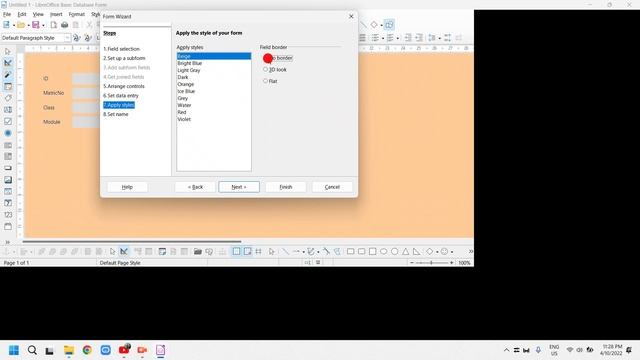 LibreOffice Base - Create a Form смотреть онлайн