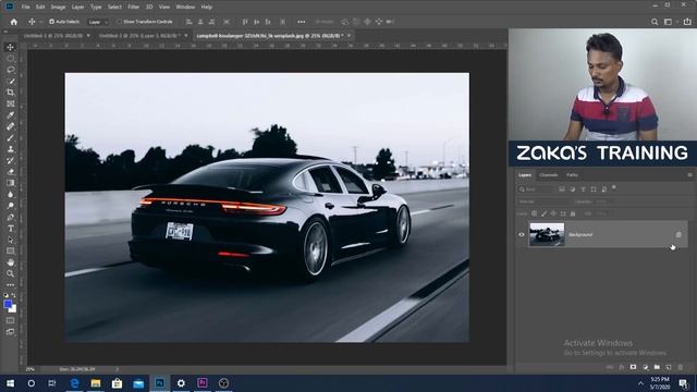 Layers Panel & Move Tool - Beginners Series for Adobe Photoshop in Urdu / Hindi - Class - 4 смотреть онлайн