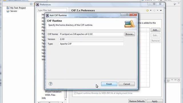 Part 4: Configure CXF in Eclipse смотреть онлайн