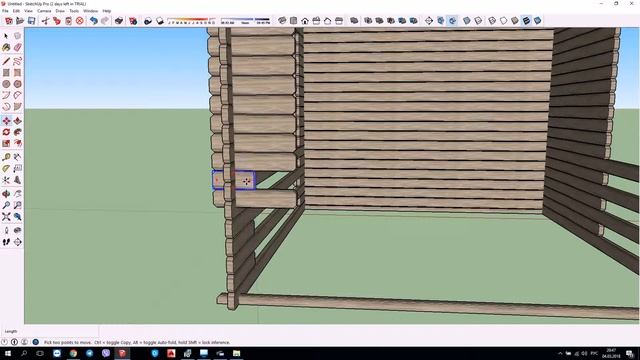 Делаем беседку в SketchUp Видео 1 смотреть онлайн