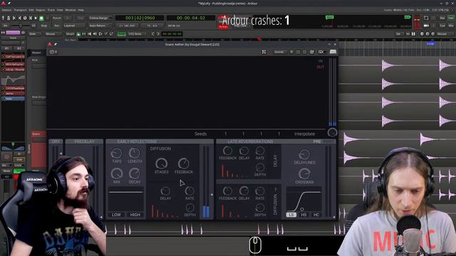 Remixing from stems using Ardour (unfa live 2022-11-06) смотреть онлайн
