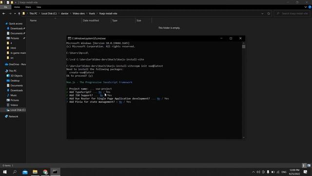 JavaScript Dərsləri. Vue js install Vite. Vue 3 + Vite смотреть онлайн