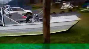 Ижевск.Первое испытания самодельной аэролодки с двигателем ВАЗ