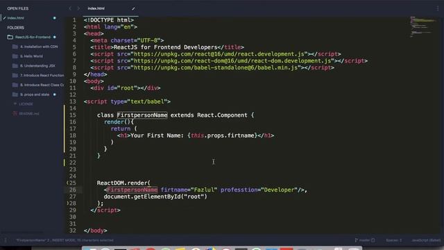 #9 ReactJS for Frontend Developers in Bangla - props and state part 2 смотреть онлайн