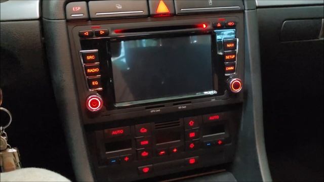 Audi A4 μετατροπή κονσόλας απο1 DIN για οθόνη 2 DIN Android 9 και κάμερα by dousissound смотреть онлайн